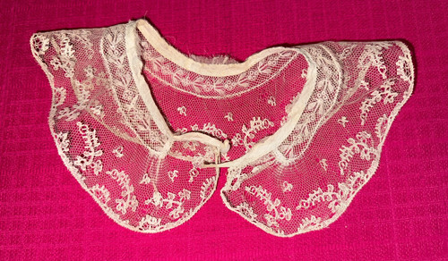 Ancien col dentelle en - dentelle,