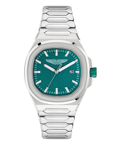 Aston martin montre argent - aston,