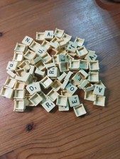 SCRABBLE DUPLICATE  AU CHOIX LETTRES NOIRES REMPLACEMENT PIECE D'ORIGINE SPEAR