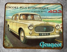 Plaque metal vintage peugeot - plaque,