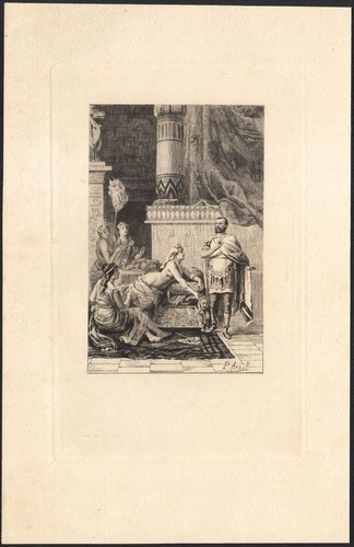 1890 rare gravure eau forte - rare,