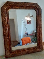 Ancienne Glace De Cheminée -