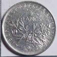 5 Francs semeuse 1973 République Française France - 948752