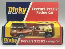 DINKY TOYS Ferrari 312/B2 Course Voiture Bronze Avec Blanc Arrière Aile 226