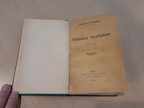 Histoires incertaines henri - incertaines,