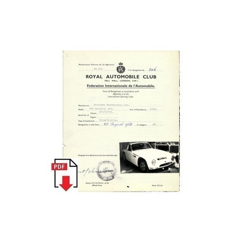 1965 tvr griffith - tvr, 200