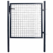 Portail de jardin grillagé en