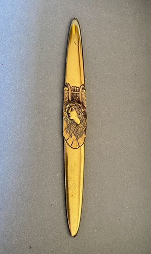 Coupe papier bronze ancien - coupe,
