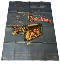 Qui veut la peau de ROGER RABBIT Affiche Cinéma 160 x 120 cm Movie Poster DISNEY
