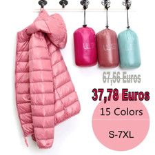 Doudoune Femme Pliable Capuche Legere Petite Grande Taille Automone