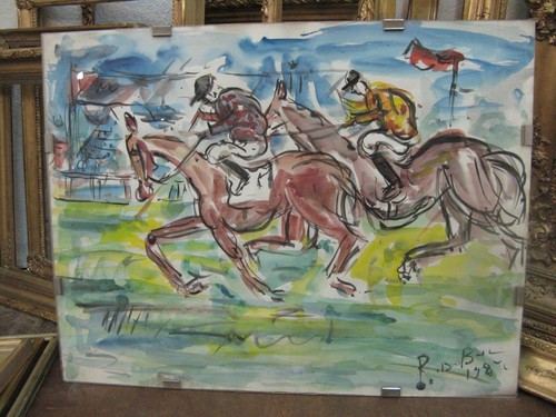 Aquarelle signée roland - signée,