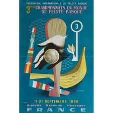 AFFICHE POSTER.pelote Basque