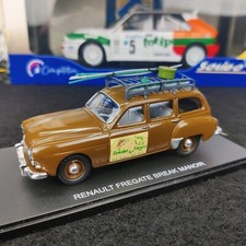 VOITURE ELIGOR RENAULT FREGATE BREAK MANOIR MARRON 1:43 EN BOITE PLEXI