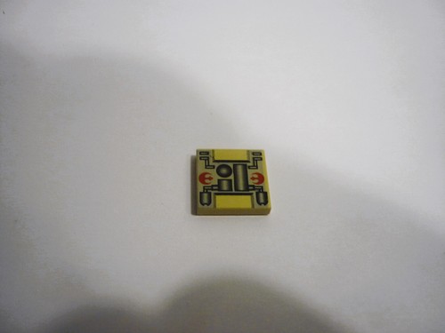 Lego 3068bps1 tile - tile, tan