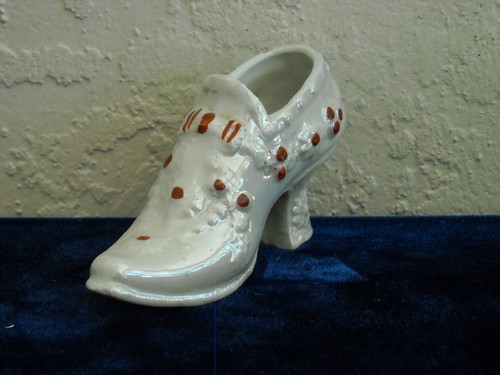 Vintage porcelain luster - vintage, shoe