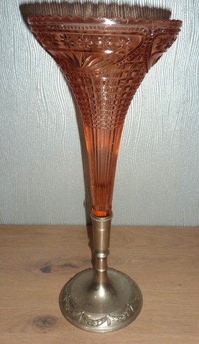 Ancien joli vase cornet - vase,