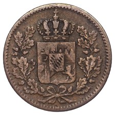 Allemagne 1 pfennig 1849
