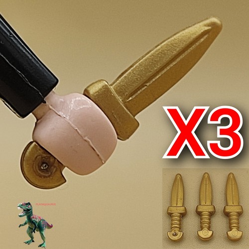 Playmobil poignard - x3,