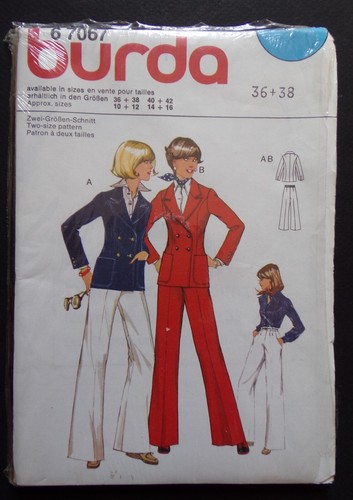 Patron burda 67067 veste - patron,