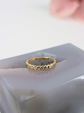 Bague demie alliance en or