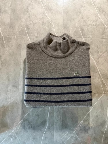 Pull lacoste col montant mock - pull,