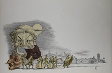 Raymond CARRANCE dit CZANARA - Estampe - Cyrano de Bergerac 1 