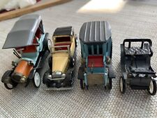 RARE LOT 4 VOITURES MÉTAL