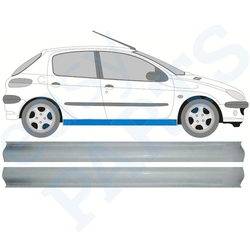 Peugeot 206 1998 2009 tôle - 1998-2009,