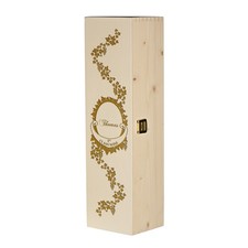 Boîte à Vin Boîte en Bois Incl. Gravure Motif de Première Classe Vin