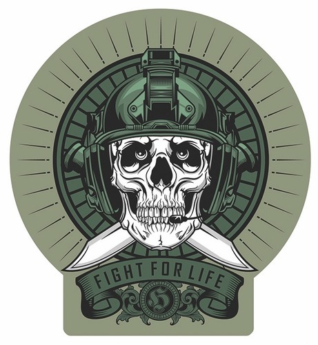 Sticker fight for live - sticker,