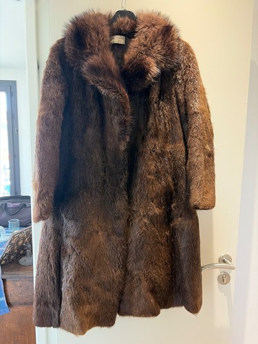 Manteau long vraie fourrure - en,