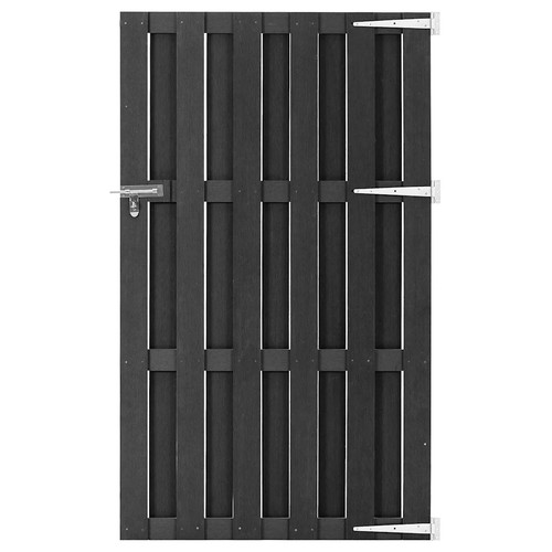 Portillon wpc 100x180 - cm, gris