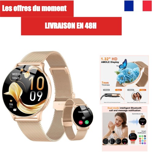 Montre connectée femme - connectée,