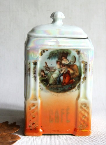 Petite boîte café vintage - café,