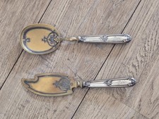 Anciens couverts de service dessert poinçon argent massif