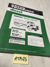 Camion Renault RVI Berliet GBH280 6x4 Revue Technique Diesel Automobile RTD