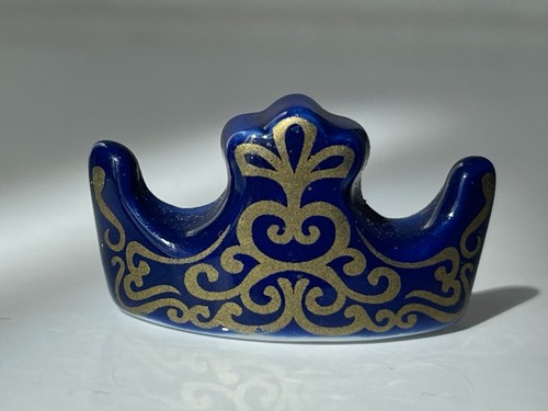 Fève couronne bleu roi - fève,
