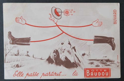 Buvard botte baudou elle - buvard,