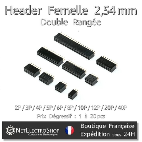 Barrette header femelle - barrette,