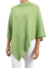 Poncho Mixte Cachemire Femme fabriqué en Italie Laine mérinos Noir Beige Blan...