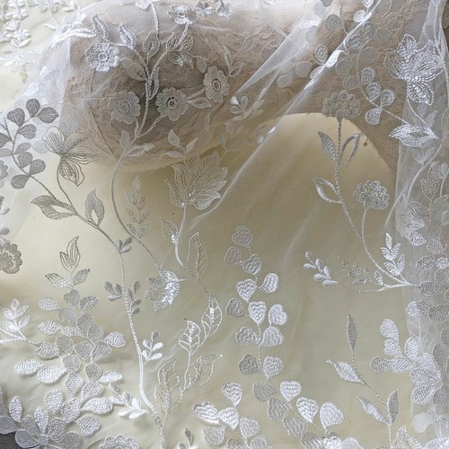 Broderie floral mariage robe - mariage,