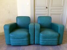 Paire de fauteuils club