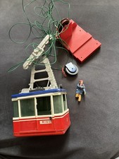 ANCIEN JOUET RIGI 900 LEHMANN TELEPHERIQUE SKIEURS  TOLE 1971