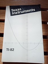 Manuel utilisateur notice Texas Instruments TI-82 Calculatrice Graphique