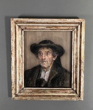 Pastel représentant breton - pastel,