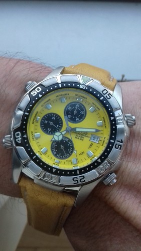 Lotus chronograph alarm yellow - lotus,