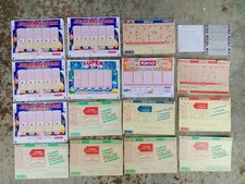 vintage lot ancienne   grille de loto keno euro millions