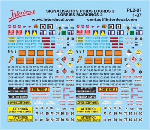 Signalisation poids lourds - , 2