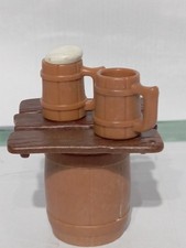 PLAYMOBIL LOT TABLE BARIL POTS