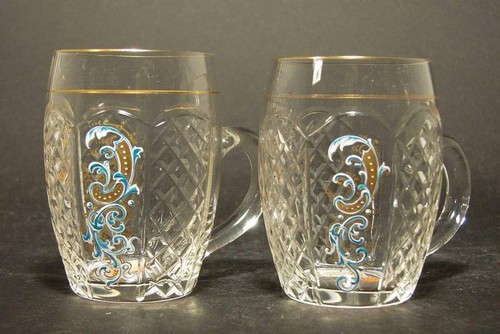 Gobelets anses peints - gobelets,